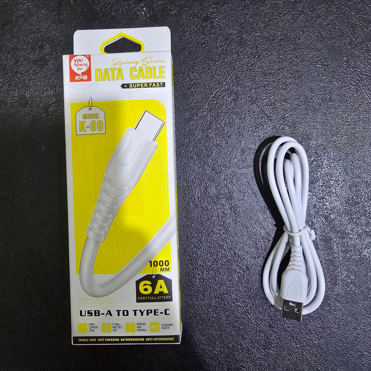 کابل شارژ TPC-FAST K90 سر کانکتور