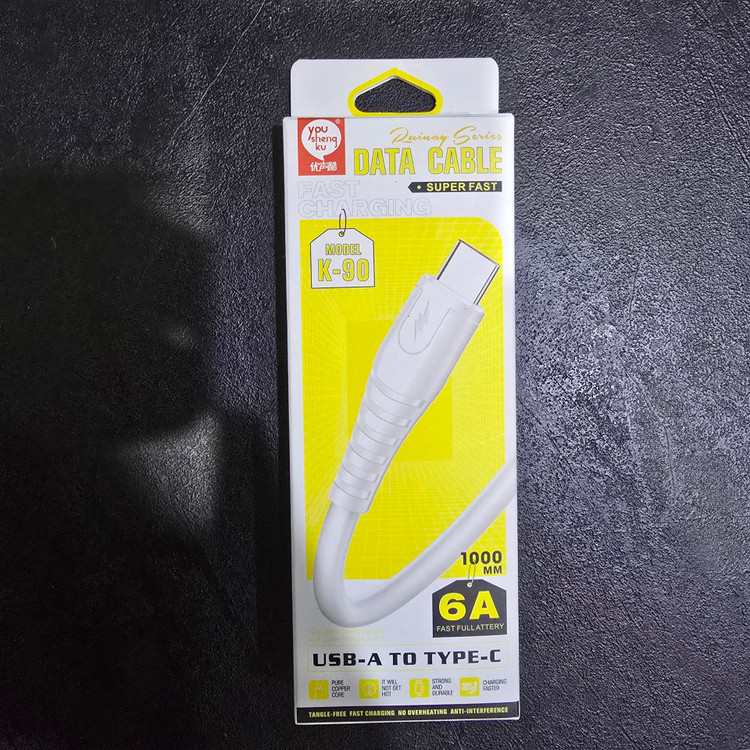 کابل شارژ TPC-FAST K90 نمای اصلی